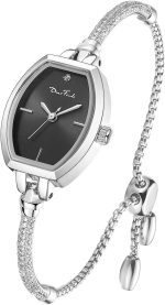 Petite Bracelet Watch for Women, Diamond Dress Analog Watch Waterproof